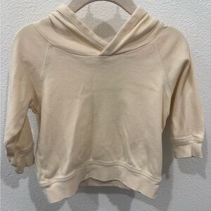 Colored Organics Hooded Pullover Organic Cotton cream/natural color 18-24m
